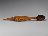 Spoon, Wood; carved