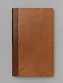 An Illuminated Manuscript of Poetry in Nasta'liq, Ink, opaque watercolor, and gold on paper; leather binding