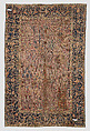 Shrub Carpet, Cotton (warp), wool (weft and pile); asymmetrically knotted pile
