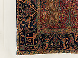 Shrub Carpet, Cotton (warp), wool (weft and pile); asymmetrically knotted pile