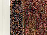 Shrub Carpet, Cotton (warp), wool (weft and pile); asymmetrically knotted pile