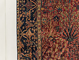 Shrub Carpet, Cotton (warp), wool (weft and pile); asymmetrically knotted pile