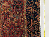 Shrub Carpet, Cotton (warp), wool (weft and pile); asymmetrically knotted pile