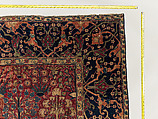 Shrub Carpet, Cotton (warp), wool (weft and pile); asymmetrically knotted pile