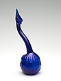 Swan-Neck Bottle (Ashkdan), Glass; mold blown; tooled on the pontil