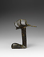 Zoomorphic Copper-Alloy Foot, Copper alloy