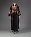 Ensemble, Wool, cotton, metal, metal wrapped thread; embroidered