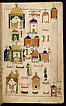 Futuh al-Haramain (Description of the Holy Cities), Muhi al-Din Lari (Iranian or Indian, died 1521 or 1526/27), Main support: Ink, opaque watercolor, and gold on paper
Binding: Leather