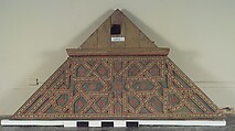Ceiling, Wood; carved, painted, and gilded