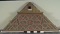 Ceiling, Wood; carved, painted, and gilded