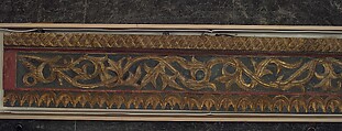 Ceiling, Wood; carved, painted, and gilded