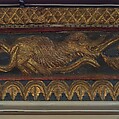 Ceiling, Wood; carved, painted, and gilded