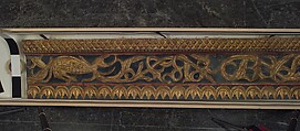 Ceiling, Wood; carved, painted, and gilded