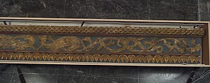 Ceiling, Wood; carved, painted, and gilded