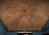 Ceiling, Wood; carved, painted, and gilded