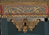 Ceiling, Wood; carved, painted, and gilded