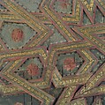 Ceiling, Wood; carved, painted, and gilded