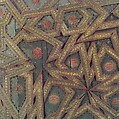 Ceiling, Wood; carved, painted, and gilded