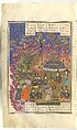 Shahnama (Book of Kings) of Firdausi, Abu&#39;l Qasim Firdausi (Iranian, Paj ca. 940/41–1020 Tus), Opaque watercolor, ink, silver and gold on paper