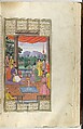 Shahnama (Book of Kings) of Firdausi, Abu&#39;l Qasim Firdausi (Iranian, Paj ca. 940/41–1020 Tus), Opaque watercolor, ink, silver and gold on paper