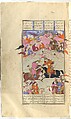 Shahnama (Book of Kings) of Firdausi, Abu&#39;l Qasim Firdausi (Iranian, Paj ca. 940/41–1020 Tus), Opaque watercolor, ink, silver and gold on paper