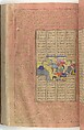 Shahnama (Book of Kings) of Firdausi, Abu&#39;l Qasim Firdausi (Iranian, Paj ca. 940/41–1020 Tus), Ink, opaque watercolor, silver, and gold on paper