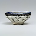 Bowl, Stonepaste; polychrome painted under transparent glaze