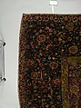 The Emperor's Carpet, Silk (warp and weft), wool (pile); asymmetrically knotted pile