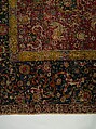 The Emperor's Carpet, Silk (warp and weft), wool (pile); asymmetrically knotted pile