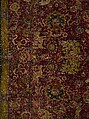 The Emperor's Carpet, Silk (warp and weft), wool (pile); asymmetrically knotted pile