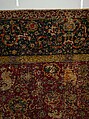 The Emperor's Carpet, Silk (warp and weft), wool (pile); asymmetrically knotted pile