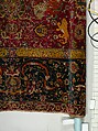 The Emperor's Carpet, Silk (warp and weft), wool (pile); asymmetrically knotted pile
