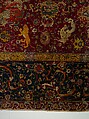 The Emperor's Carpet, Silk (warp and weft), wool (pile); asymmetrically knotted pile