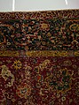 The Emperor's Carpet, Silk (warp and weft), wool (pile); asymmetrically knotted pile