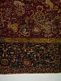 The Emperor's Carpet, Silk (warp and weft), wool (pile); asymmetrically knotted pile