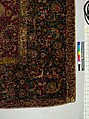 The Emperor's Carpet, Silk (warp and weft), wool (pile); asymmetrically knotted pile