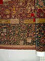 The Emperor's Carpet, Silk (warp and weft), wool (pile); asymmetrically knotted pile