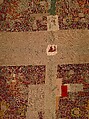 The Emperor's Carpet, Silk (warp and weft), wool (pile); asymmetrically knotted pile