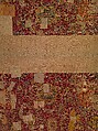 The Emperor's Carpet, Silk (warp and weft), wool (pile); asymmetrically knotted pile