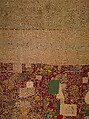 The Emperor's Carpet, Silk (warp and weft), wool (pile); asymmetrically knotted pile