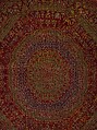 Five Medallion Carpet, Wool (warp, weft, and pile); asymmetrically knotted pile
