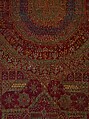 Five Medallion Carpet, Wool (warp, weft, and pile); asymmetrically knotted pile