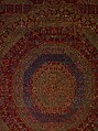Five Medallion Carpet, Wool (warp, weft, and pile); asymmetrically knotted pile