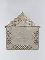Amulet Holder, Silver; fire-gilded with openwork, decorative wire, and table cut carnelians