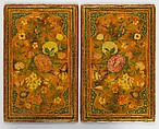 Lacquer Covers of the Davis Album, Papier-maché; painted in opaque watercolor and gold, and lacquered    