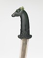 Dagger with Hilt in the Form of a Blue Bull (Nilgai), Hilt: Nephrite
Blade: Watered steel