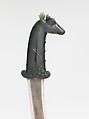 Dagger with Hilt in the Form of a Blue Bull (Nilgai), Hilt: Nephrite
Blade: Watered steel