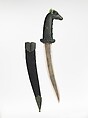 Dagger with Hilt in the Form of a Blue Bull (Nilgai), Hilt: Nephrite
Blade: Watered steel