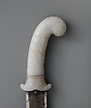 Dagger with Hilt of Leafy Plants, Hilt: Nephrite
Blade: Watered steel