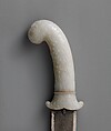Dagger with Hilt of Leafy Plants, Hilt: Nephrite
Blade: Watered steel